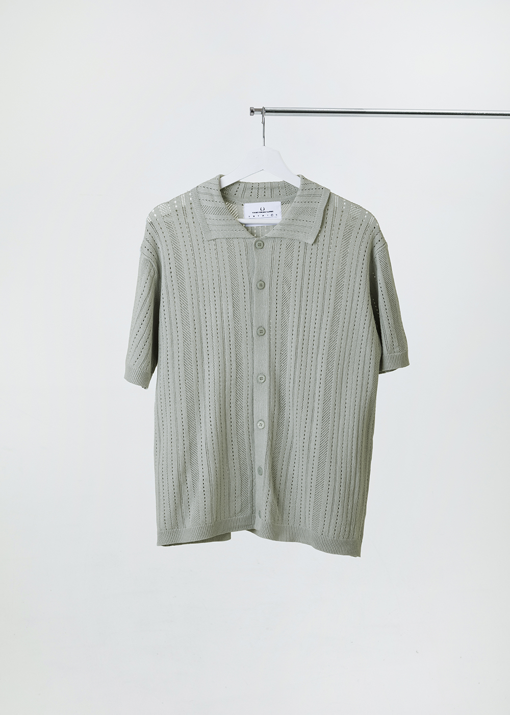 Knitted Shirt / Gray /